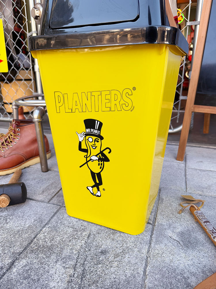 ミスターピーナッツ　ダストビン　20Lサイズ　（イエロー×ブラック）　ゴミ箱　トラッシュカン ■ アメリカン雑貨 アメリカ雑貨  爆買 |  | 02