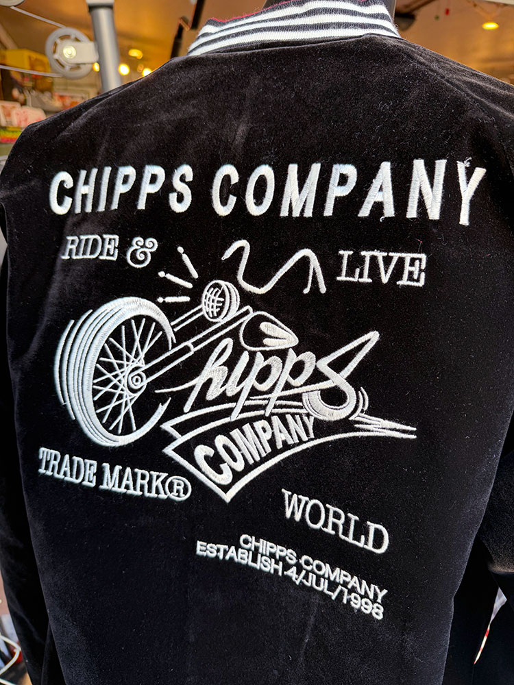 CHIPPS COMPANY スカジャン 黒 リバーシブル チップスカンパニー 限定モデル 25周年アニバーサリー 屑「くず
