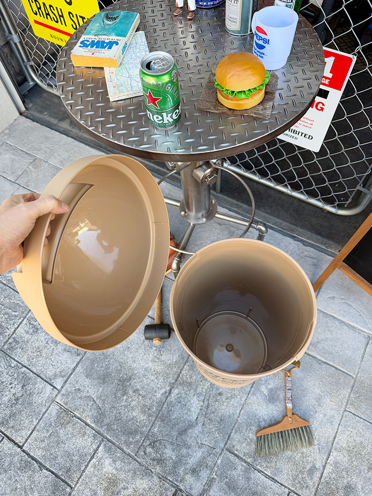 ムーンアイズ　45L　ダストボックス　（ベージュ）　ゴミ箱 ■ アメリカン雑貨 アメリカ雑貨 |  | 06