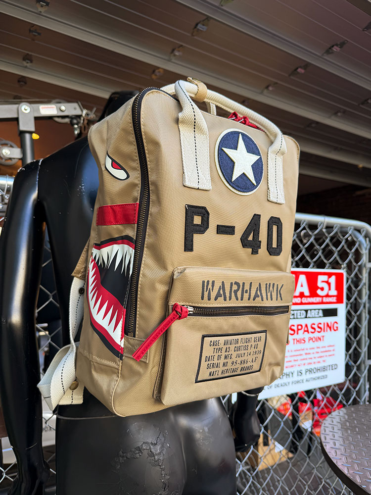 P-40　ウォーホーク　バックパック　リュック　14.5Lサイズ　RED CANOE　レッドカヌー ■ アメリカン雑貨 アメリカ雑貨 |  | 13