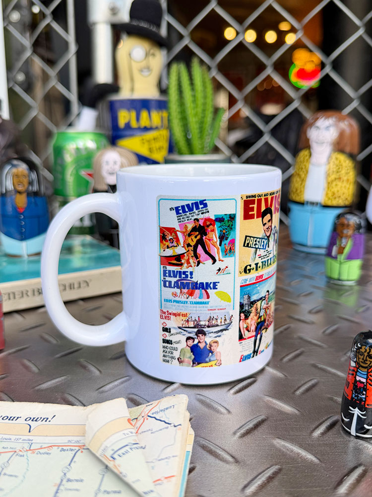 エルヴィス・プレスリー　オフィシャル　マグカップ　315ml　（映画ポスターコレクション）　公式グッズ ■ アメリカン雑貨 アメリカ雑貨 |  | 02