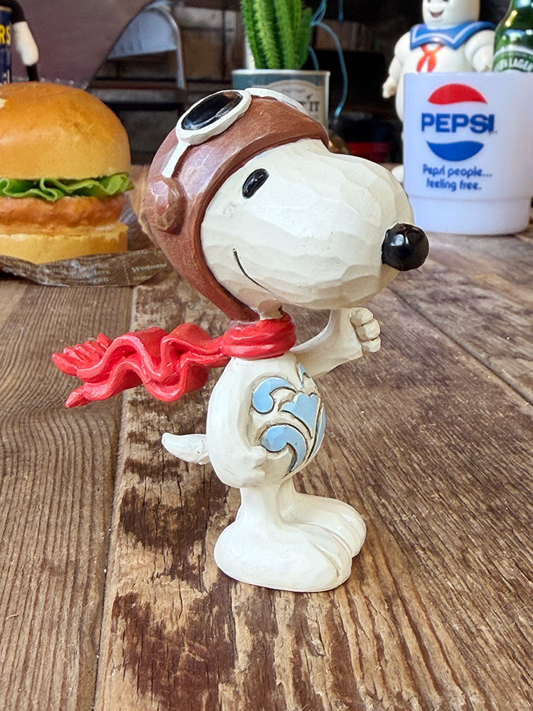 ジム・ショア　ピーナッツ　スヌーピー　フライングエース　コレクターズ　フィギュア　enesco　エネスコ ■ アメリカン雑貨 アメリカ雑貨 | 