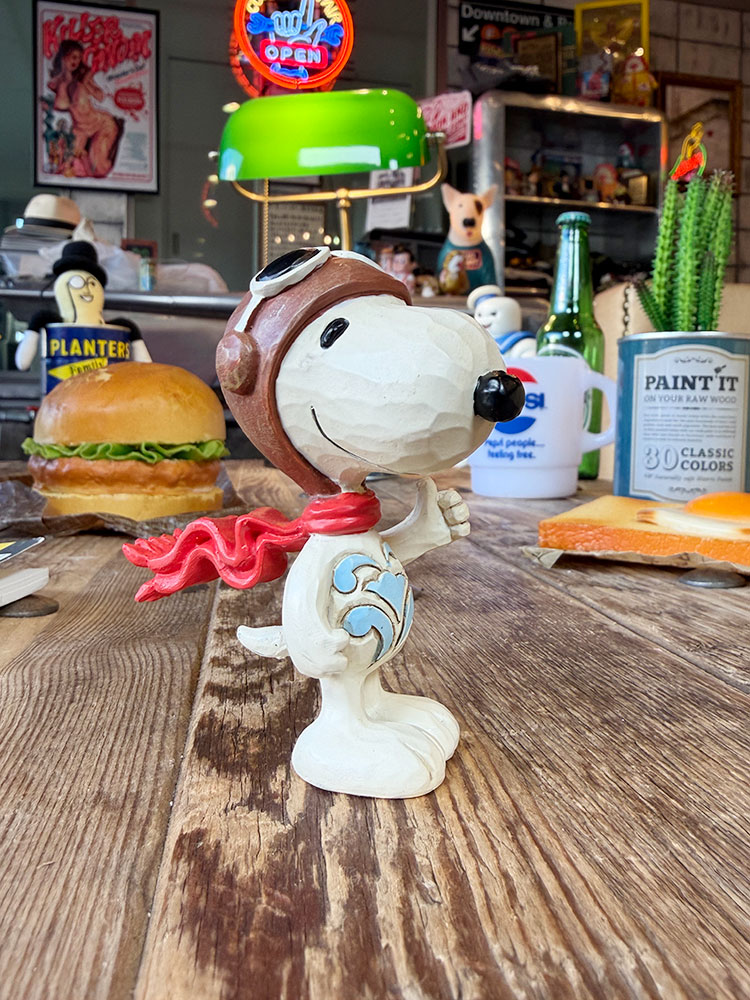 ジム・ショア　ピーナッツ　スヌーピー　フライングエース　コレクターズ　フィギュア　enesco　エネスコ ■ アメリカン雑貨 アメリカ雑貨 |  | 05