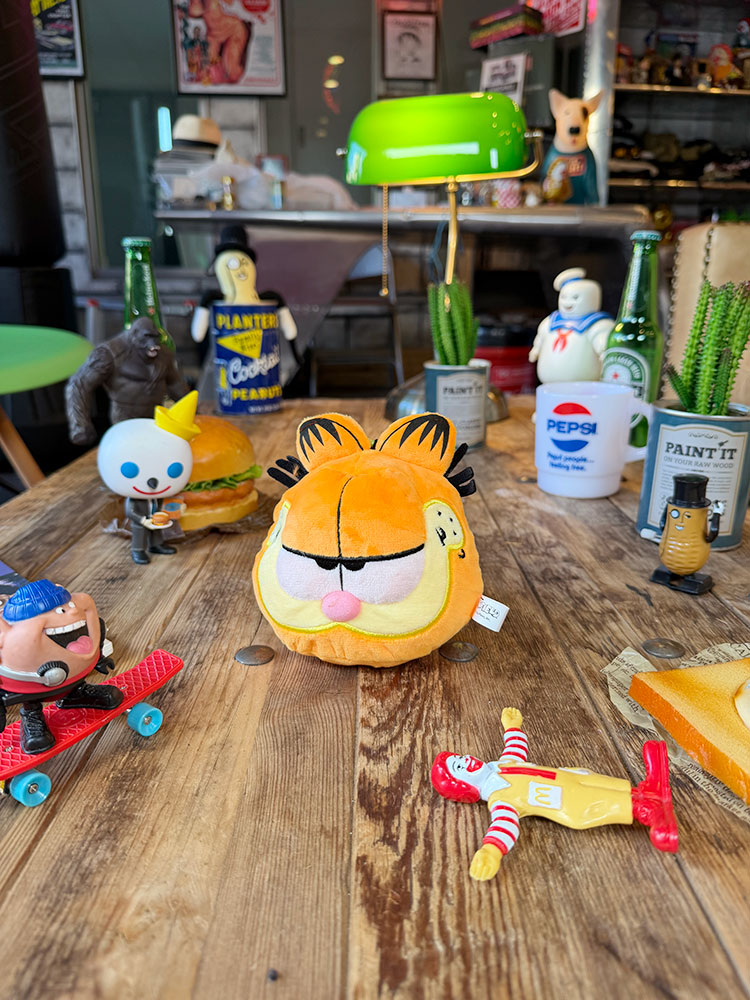 ガーフィールド ぬいぐるみ コインポーチ キーホルダー □ アメリカン