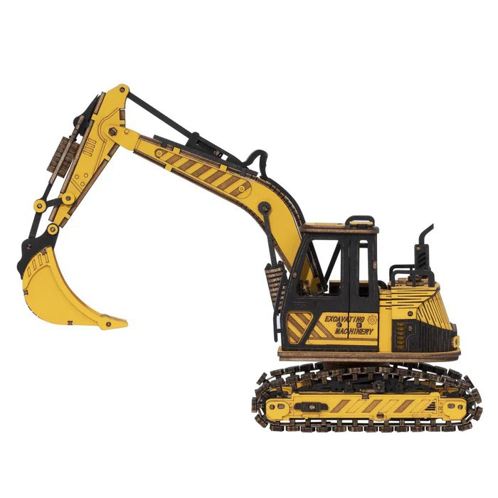 つくるんです！　働く乗り物シリーズ　パワーショベル　ユンボ　ショベルカー　DIYキット　（日本語説明書付き）　見本通りに完成します |  | 04