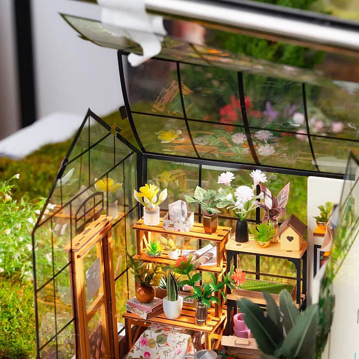 つくるんです！ フラワーハウス ミニチュアハウス DIYキット （日本語
