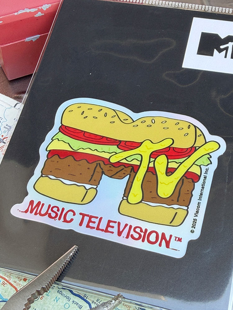 MTV ミュージックテレビジョン オフィシャル ホログラム ステッカー