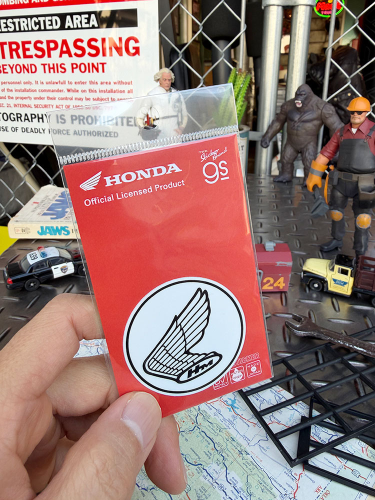 HONDA　ホンダ　バイク　ロゴ　オフィシャル　ステッカー　（旧ウイングロゴ/スーパーカブ）　ウイングマーク |  | 02