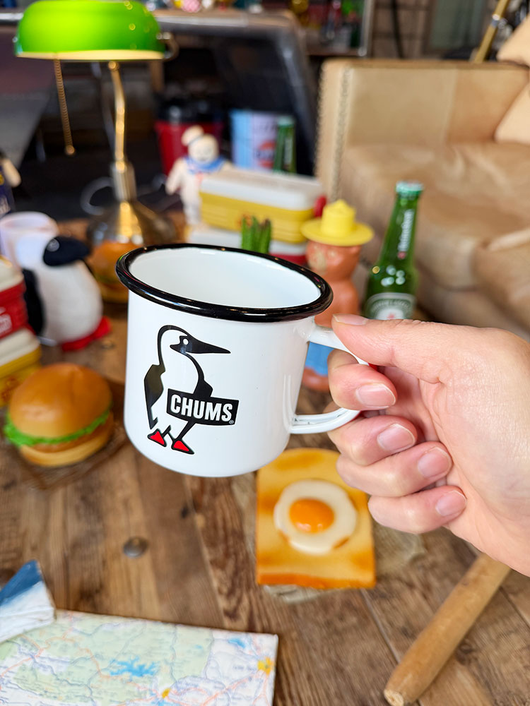 CHUMS チャムス オフィシャル エナメルマグ 375ml □ アメリカン雑貨