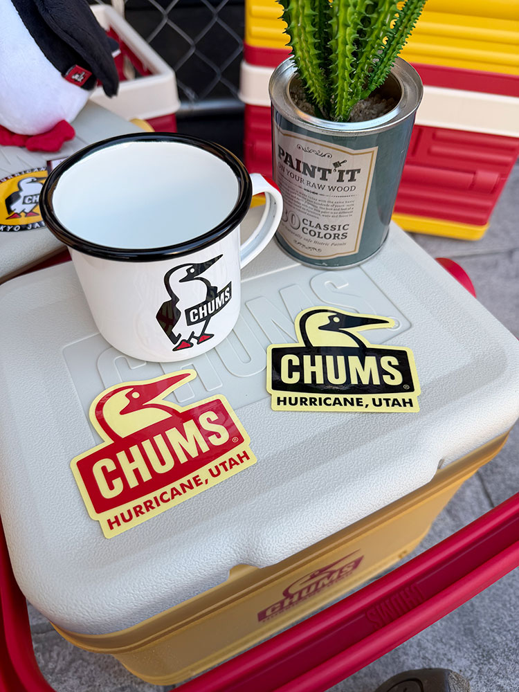 CHUMS チャムス 黒&赤 抜きブービーフェ...の詳細画像1