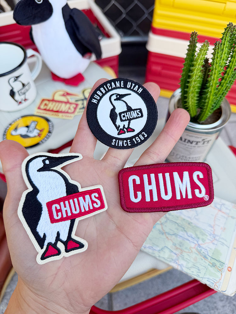 CHUMS　チャムス　ロゴ＆ブービーバード　オフィシャル　ワッペン　（3枚セット） ■ アメリカン雑貨 アメリカ雑貨 | 
