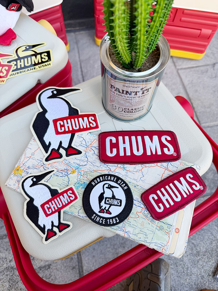 CHUMS　チャムス　ロゴ＆ブービーバード　オフィシャル　ワッペン　（5枚セット） ■ アメリカン雑貨 アメリカ雑貨 | 