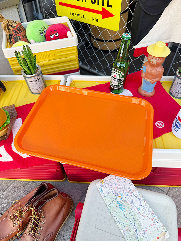 アメリカのレストランで使われてる業務用　ファーストフードトレイ　（オレンジ）　単品 ■ アメリカン雑貨 アメリカ雑貨 |  | 03