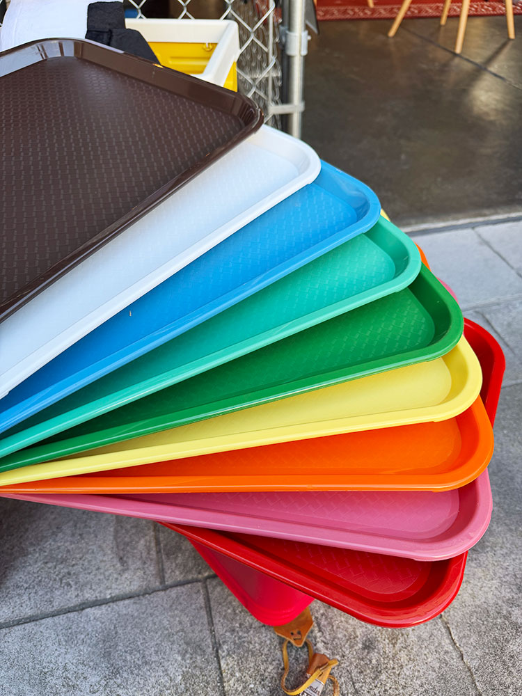 アメリカのレストランで使われてる業務用　ファーストフードトレイ　（グリーン）　単品 ■ アメリカン雑貨 アメリカ雑貨 |  | 05