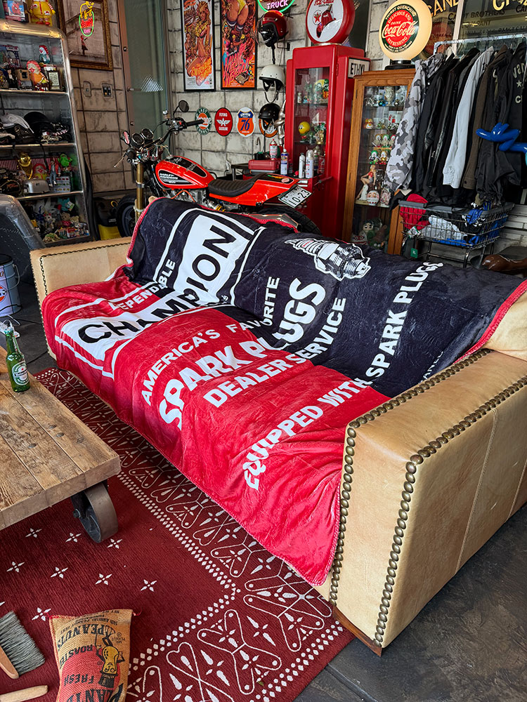 チャンピオン　フリースブランケット　200cm×140cm ■ アメリカン雑貨 アメリカ雑貨 | 