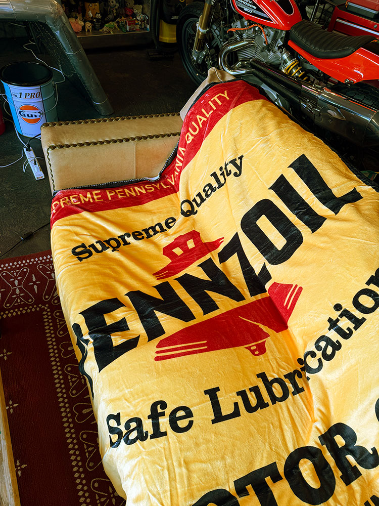 ペンズオイル　フリースブランケット　200cm×140cm ■ アメリカン雑貨 アメリカ雑貨 毛布 |  | 02