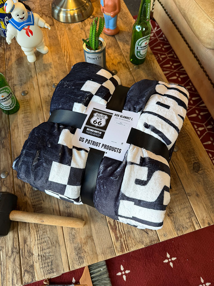 ルート66　フリースブランケット　200cm×140cm ■ アメリカン雑貨 アメリカ雑貨 毛布 |  | 05