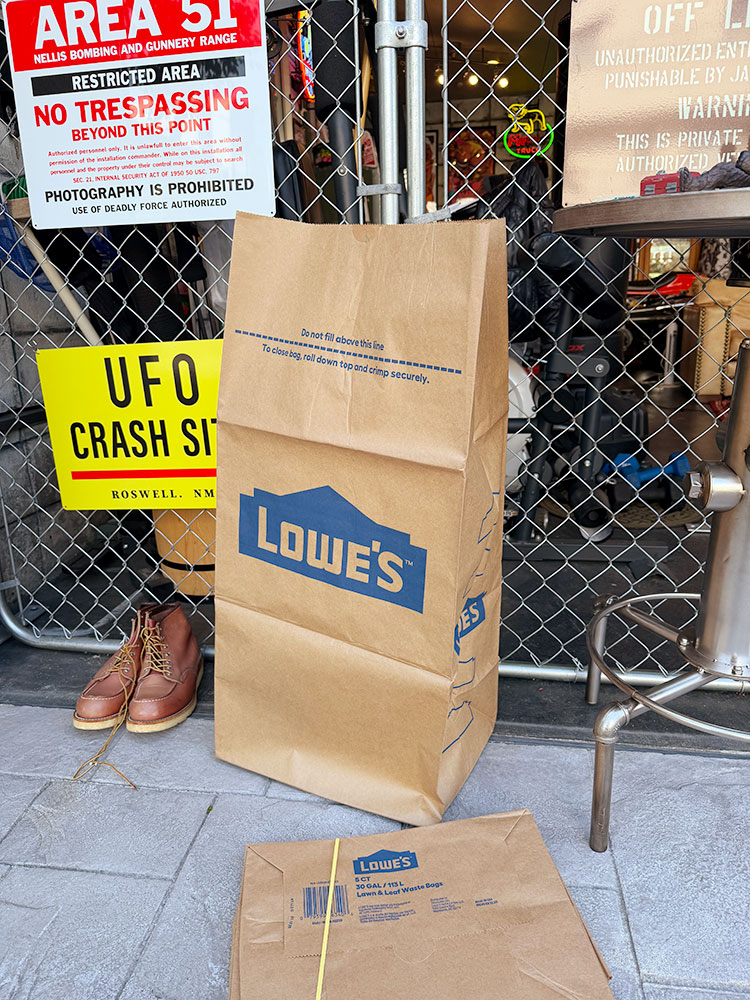 LOWE'S　ロウズ　30ガロン　100L　ペーパーバッグ　（5枚セット） 爆買 | 