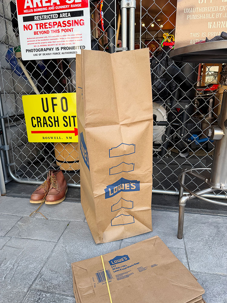 LOWE'S　ロウズ　30ガロン　100L　ペーパーバッグ　（5枚セット） 爆買 |  | 02