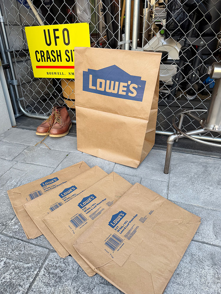 LOWE'S　ロウズ　30ガロン　100L　ペーパーバッグ　（5枚セット） 爆買 |  | 04