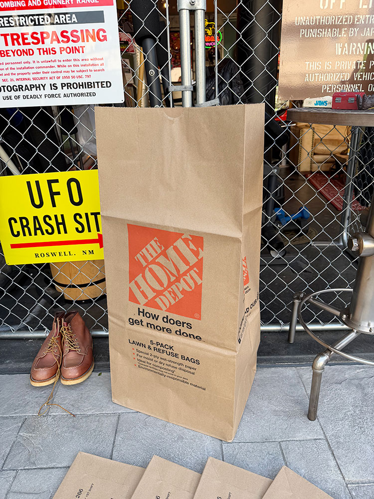 ホームデポ　30ガロン　100L　ペーパーバッグ　（5枚セット） ■ アメリカン雑貨 アメリカ雑貨 | 