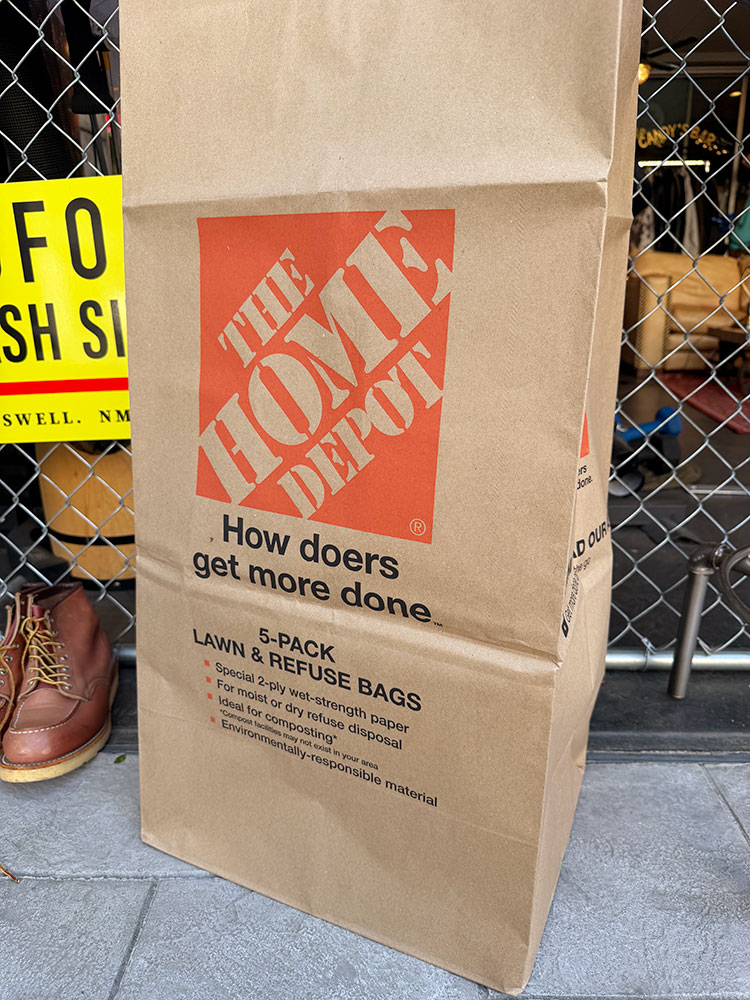 ホームデポ　30ガロン　100L　ペーパーバッグ　（5枚セット） ■ アメリカン雑貨 アメリカ雑貨 |  | 02