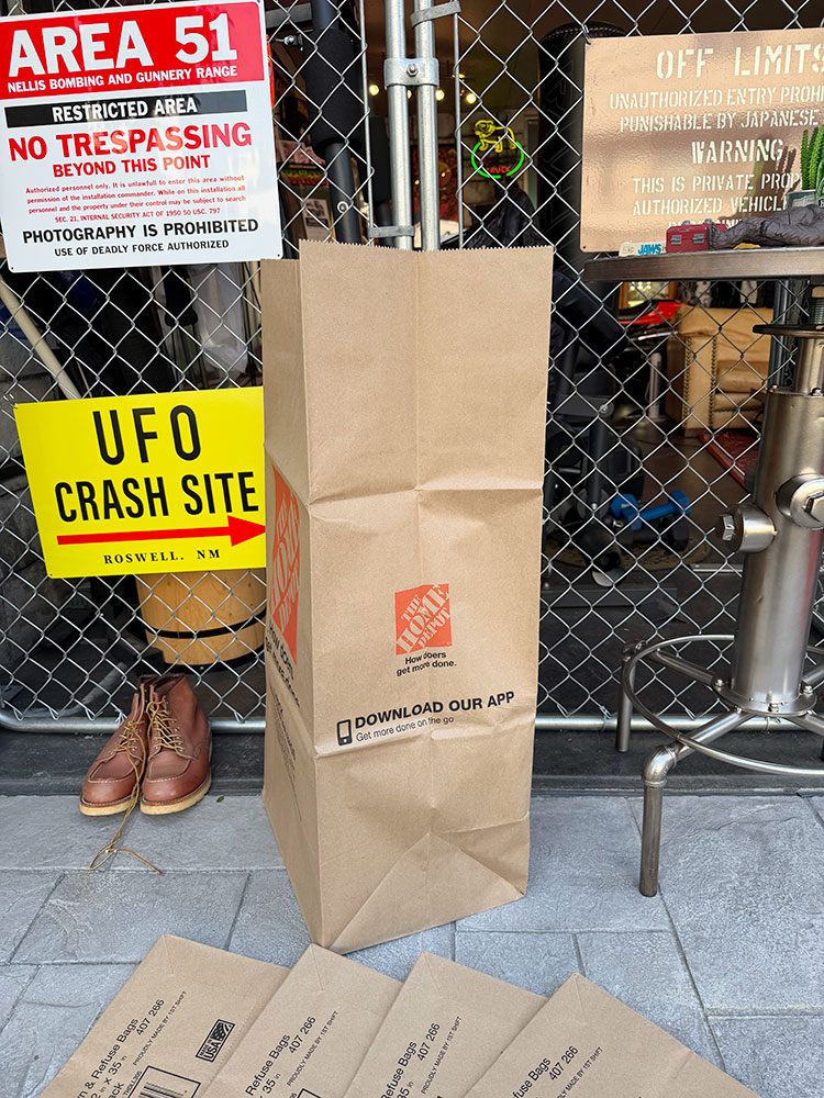 ホームデポ　30ガロン　100L　ペーパーバッグ　（5枚セット） ■ アメリカン雑貨 アメリカ雑貨 |  | 03