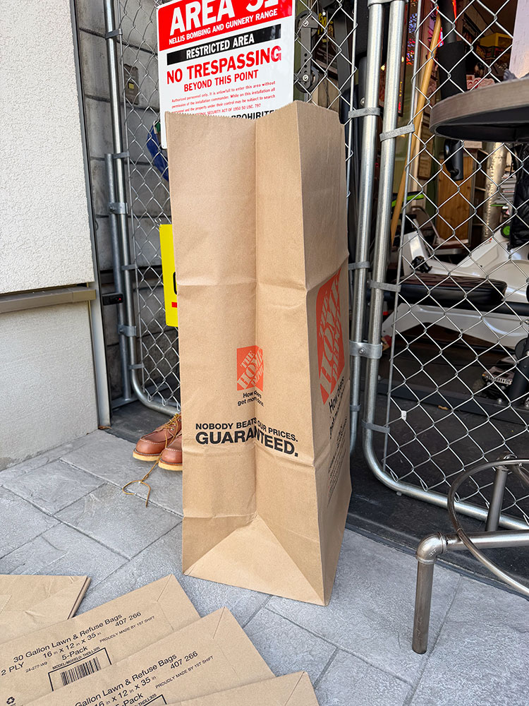 ホームデポ　30ガロン　100L　ペーパーバッグ　（5枚セット） ■ アメリカン雑貨 アメリカ雑貨 |  | 05