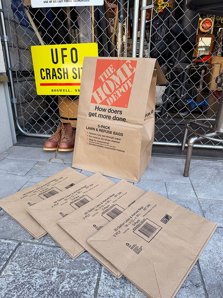 ホームデポ　30ガロン　100L　ペーパーバッグ　（5枚セット） ■ アメリカン雑貨 アメリカ雑貨 |  | 06