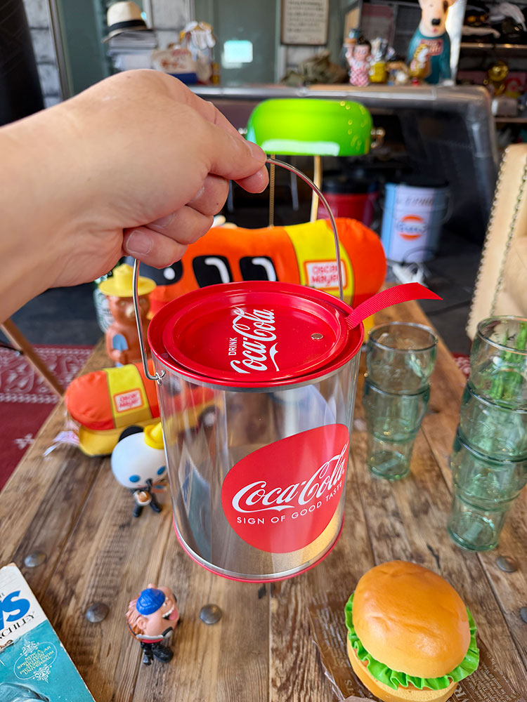 コカ・コーラ　クリアストレージ　（ラウンドロゴ） ■ アメリカン雑貨 アメリカ雑貨 | Coca Cola | 02