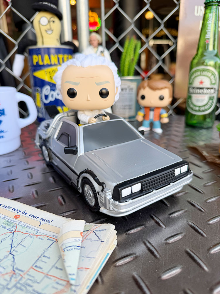 ファンコポップ　映画　バック・トゥ・ザ・フューチャー　デロリアン with ドク　フィギュア　FUNKO POP! RIDES | 