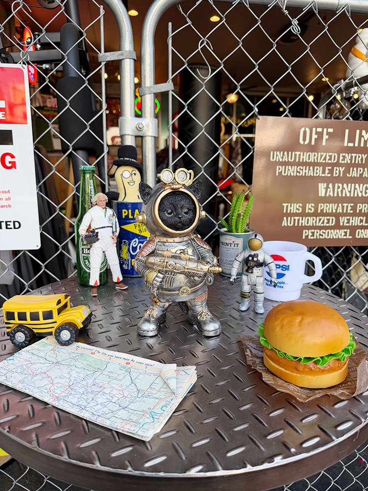 スチームパンク　スペースキャット　ポリレジン　オブジェ ■ アメリカン雑貨 アメリカ雑貨 |  | 06