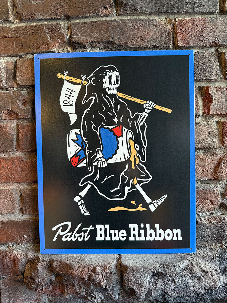 パブスト　グリムリーパー　ブリキ看板 ■ アメリカン雑貨 アメリカ雑貨 | 