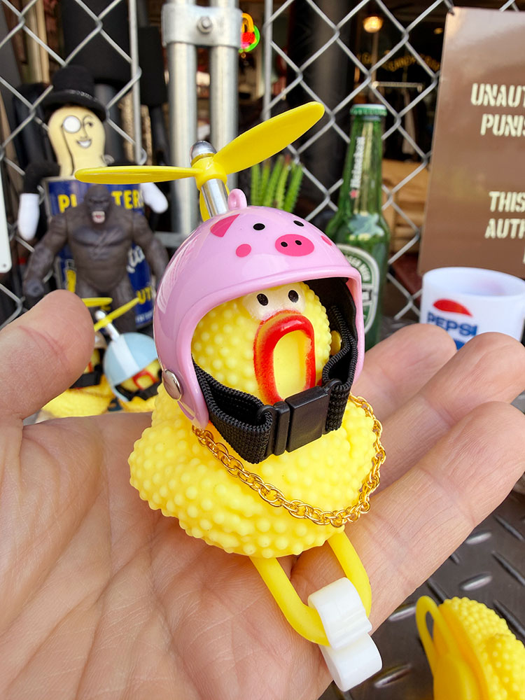 ヘルメット　ラバーチキン　バイク＆自転車　ハンドルマスコット　（全8種セット） ■ アメリカン雑貨 アメリカ雑貨 |  | 14