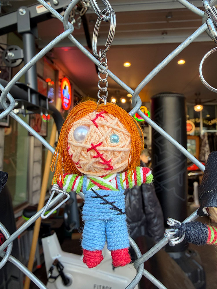 そんなつもりのブードゥー人形　ホラー映画キャラクター　キーホルダー　（チャッキー）　単品 ■ アメリカ雑貨 アメリカン雑貨 | 