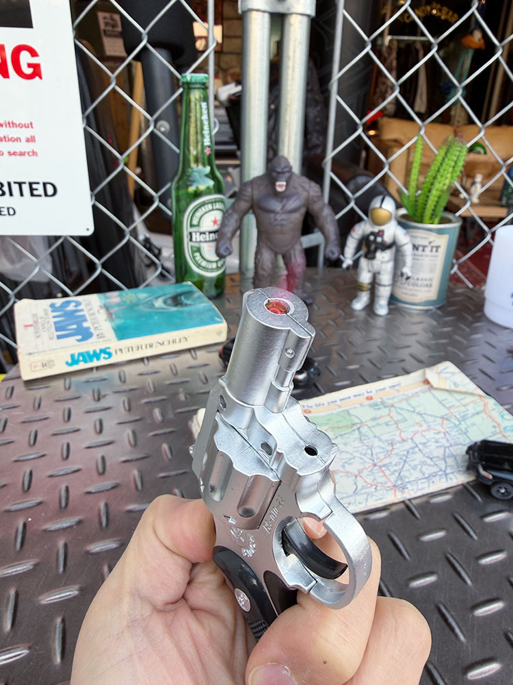 リボルバーガン型　ターボライター　（シルバー） ■ アメリカン雑貨 アメリカ雑貨 |  | 02