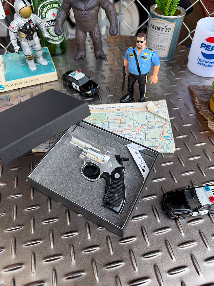 リボルバーガン型　ターボライター　（シルバー） ■ アメリカン雑貨 アメリカ雑貨 |  | 04