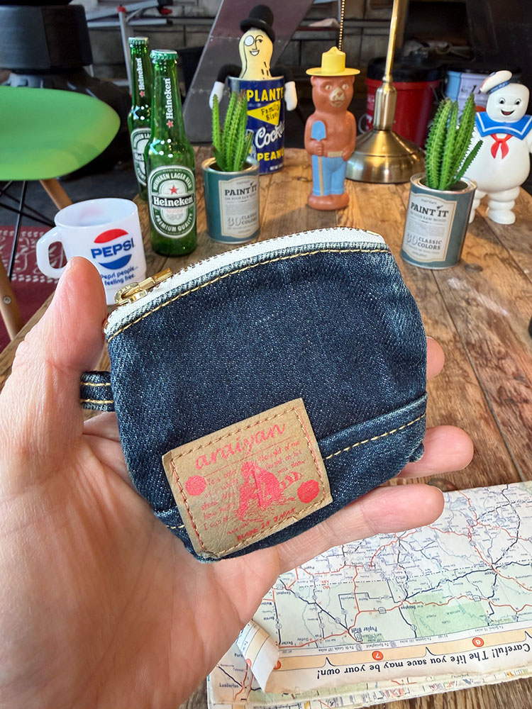 アライヤン　デニム　コインポーチ　岡山産デニム　MADE IN JAPAN ■ アメリカン雑貨 アメリカ雑貨 | 