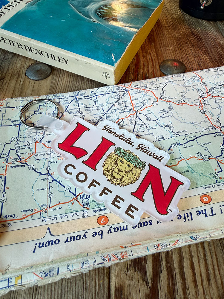 ライオンコーヒー　オフィシャル　ロゴ　アクリル　キーホルダー ■ アメリカン雑貨 アメリカ雑貨 |  | 01