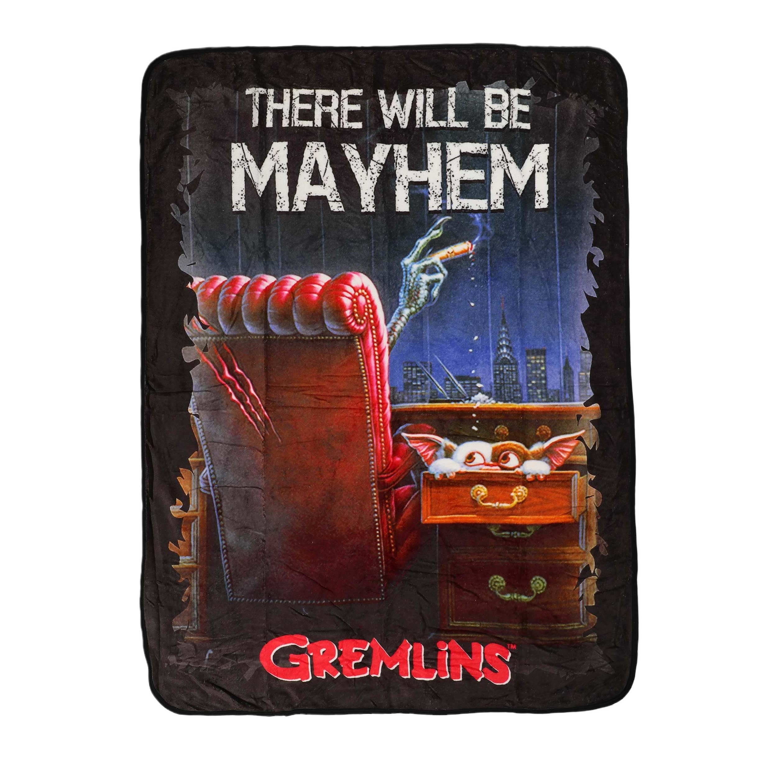 映画　グレムリン　ギズモ　フリースブランケット　（There will be Mayhem） ■ アメリカン雑貨 アメリカ雑貨  爆買 |  | 07