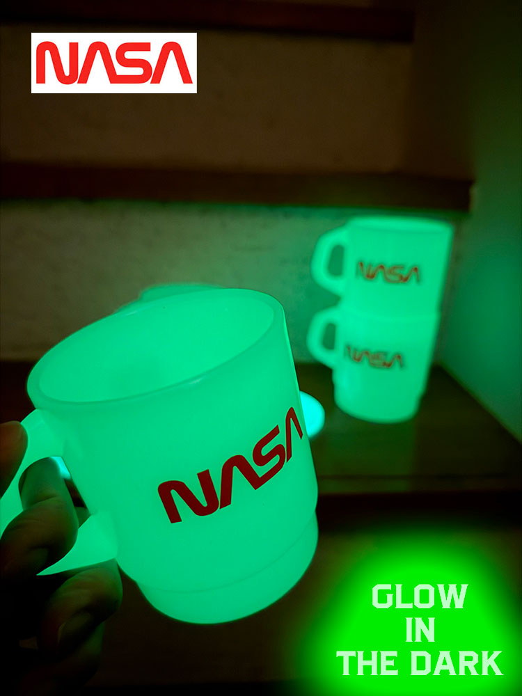 暗闇で光る！　NASA　スタッキングマグ　（蓄光タイプ）　単品　330ml ■ アメリカン雑貨 アメリカ雑貨 | 