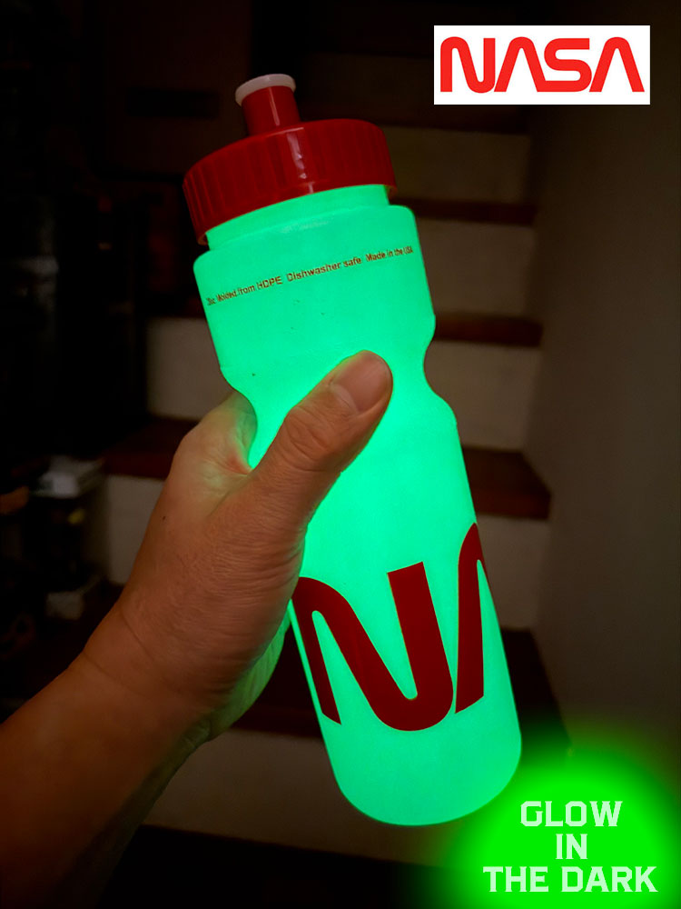 暗闇で光る！　蓄光仕様　NASA　オフィシャル　スポーツボトル　ウォーターボトル　MADE IN U.S.A. ■ アメリカン雑貨 アメリカ雑貨 | 