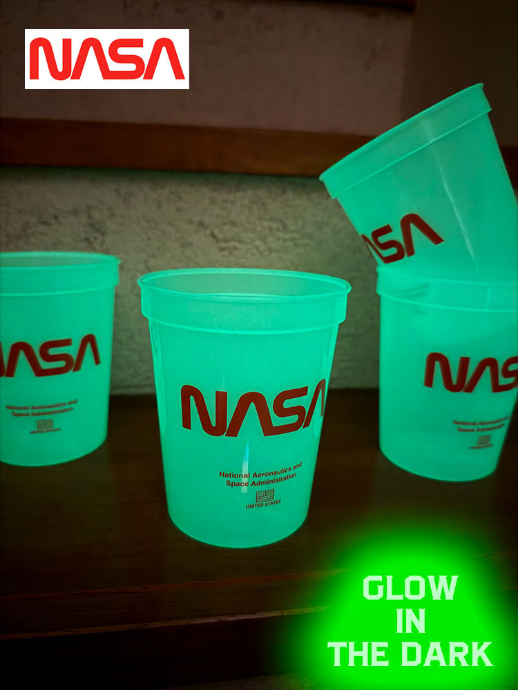 暗闇で光る！　蓄光　NASA　アストロ　グロー　カップ　MADE IN U.S.A. ■  アメリカ雑貨 アメリカン雑貨 | 