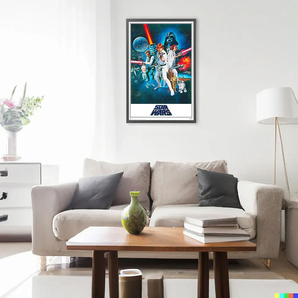 映画　スターウォーズ　エピソード 4　新たなる希望　オフィシャルポスター　※フレームは付属しません　公式グッズ ■ アメリカン雑貨 |  | 01
