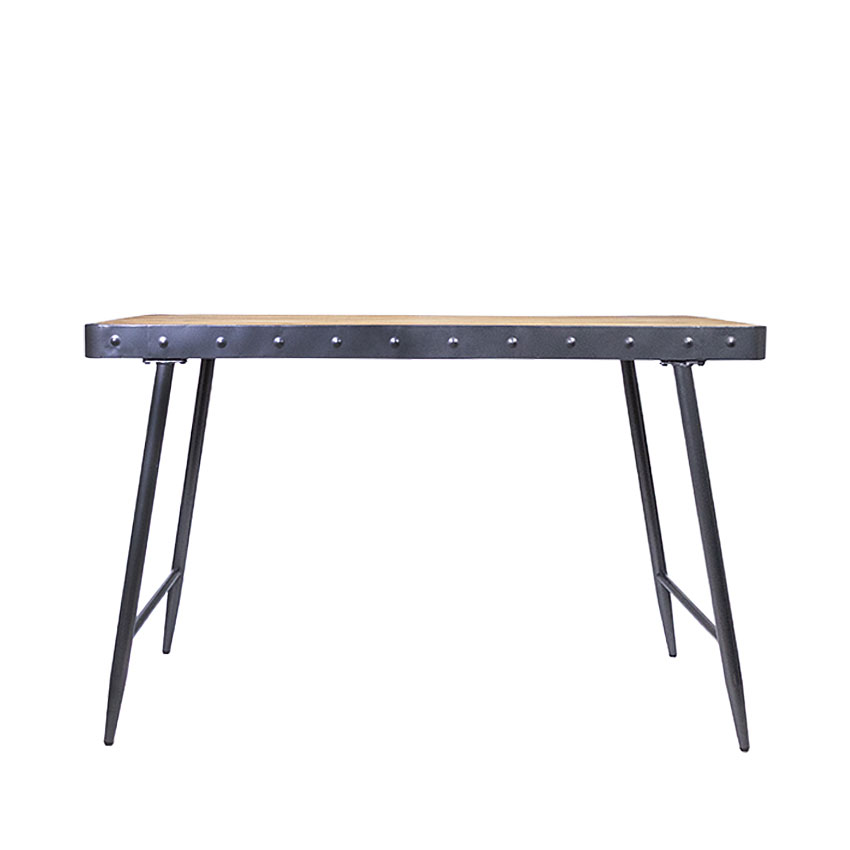 ミリタリーテイスト　ウッド＆アイアン　テーブル　グレー　全国送料無料（沖縄・離島除く）　秘密基地系ファニチャー　FML 爆買 |  | 08