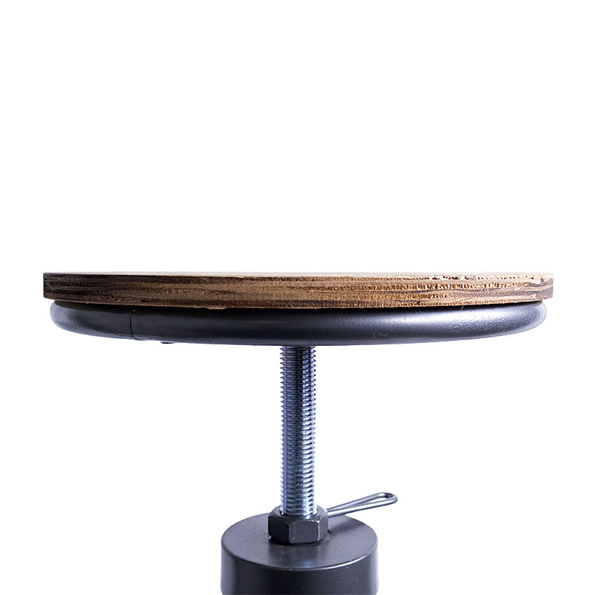 【2脚セット】ミリタリーテイスト　ウッド＆アイアン　スツール　（2脚セット）　送料無料（沖縄 離島除く）　秘密基地系ファニチャー　FML |  | 07