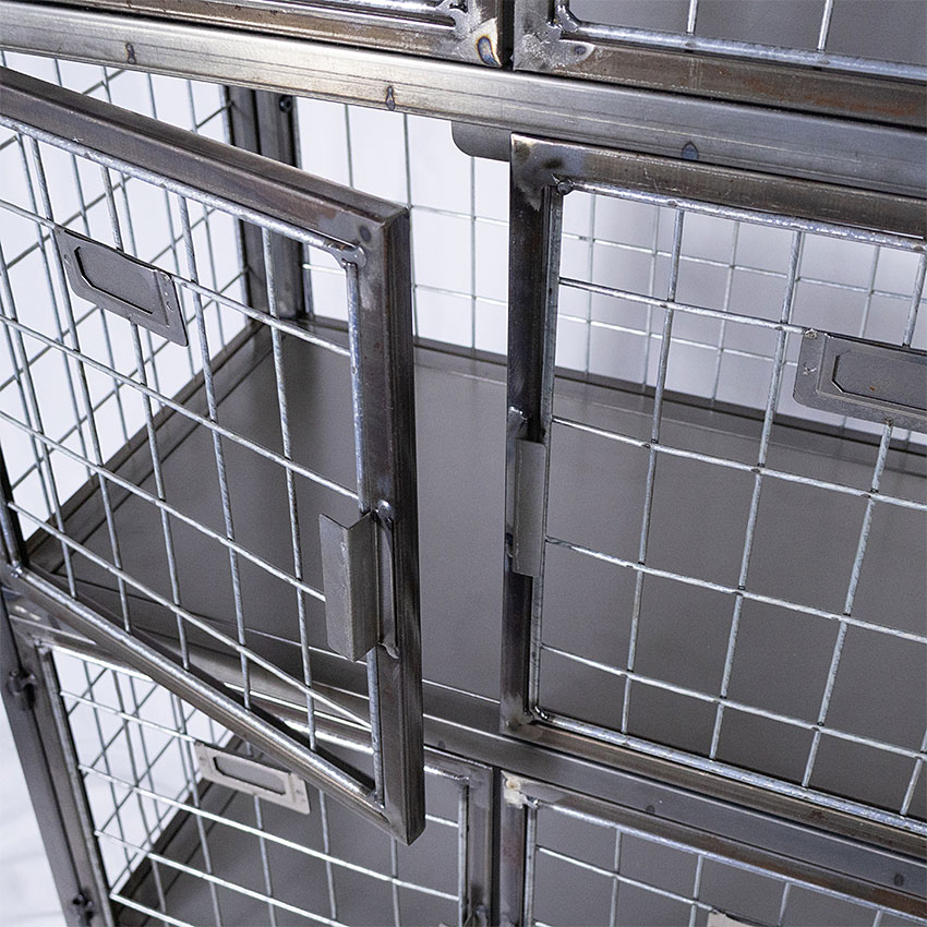 ミリタリーテイスト　メッシュロッカー　5段タイプ　全国送料無料（沖縄・離島除く）　秘密基地系ファニチャー　FML 爆買 |  | 04