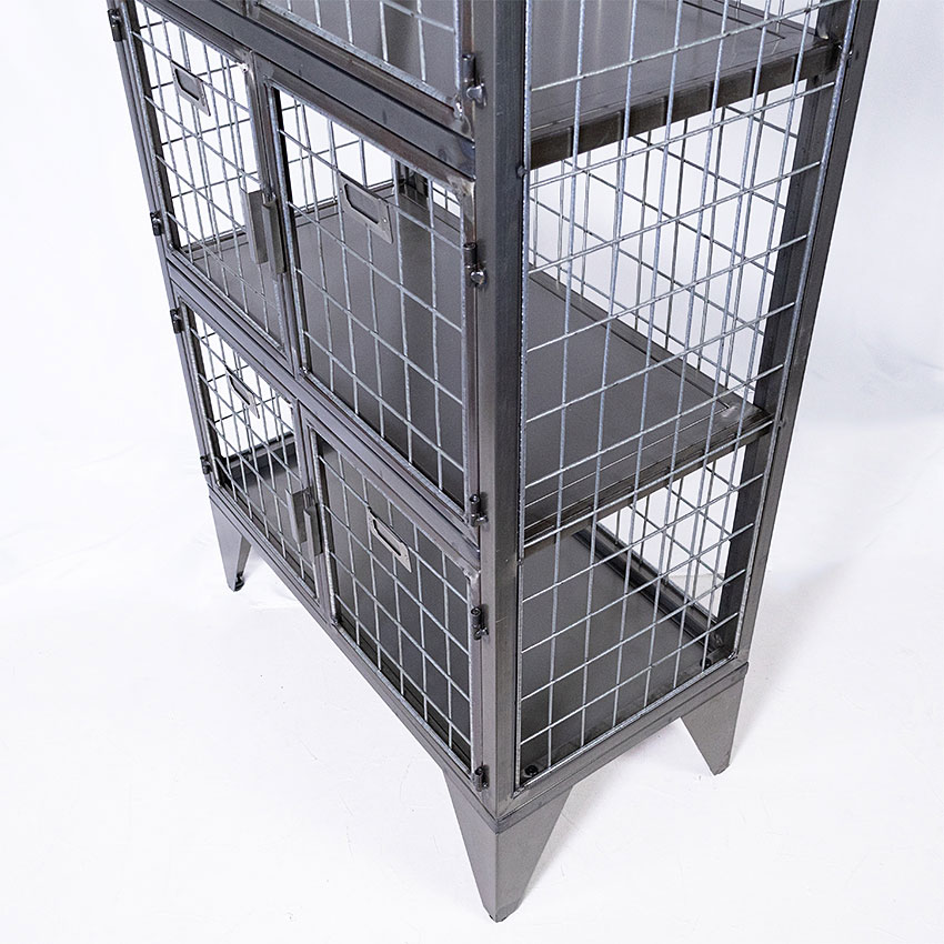 ミリタリーテイスト　メッシュロッカー　5段タイプ　全国送料無料（沖縄・離島除く）　秘密基地系ファニチャー　FML 爆買 |  | 11