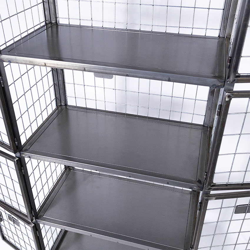 ミリタリーテイスト　メッシュロッカー　5段タイプ　全国送料無料（沖縄・離島除く）　秘密基地系ファニチャー　FML 爆買 |  | 12