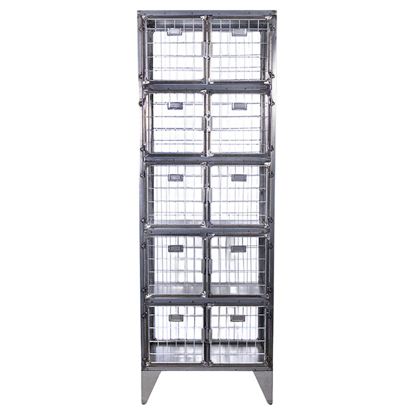 ミリタリーテイスト　メッシュロッカー　5段タイプ　全国送料無料（沖縄・離島除く）　秘密基地系ファニチャー　FML 爆買 |  | 14